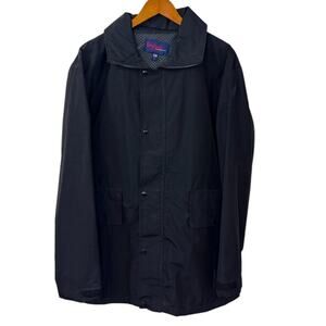 King Louie Jacket Men Large Black America Union Made Gorpcore Outdoor Fish Nylon